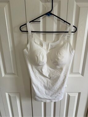 Honeylove Bra Top Molded Cups Shapewear White Size 2X